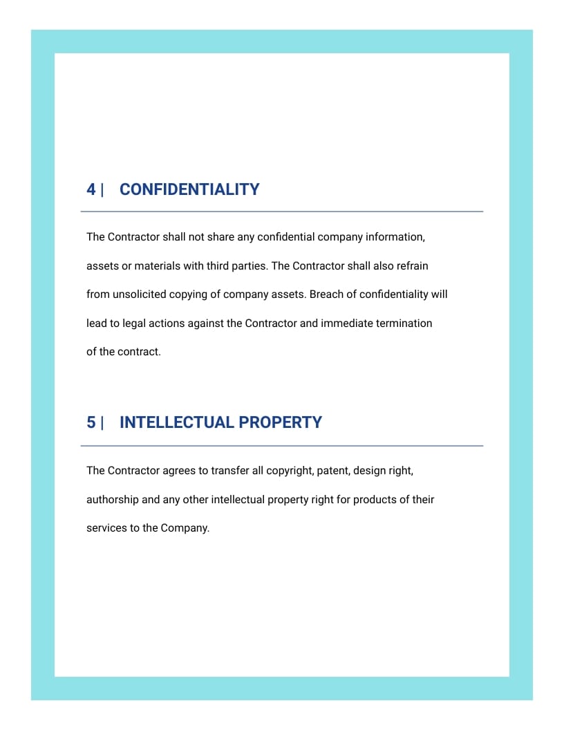 Tech Consultancy Contract Template - Slide 5 Tech Consultancy Contract Template - Slide 5