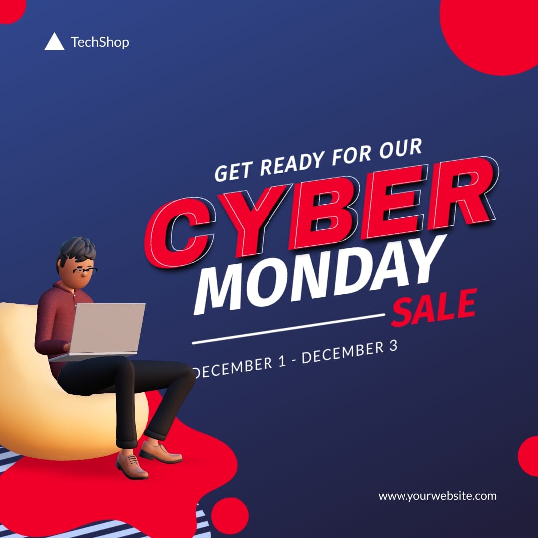 Tech Cyber Monday Instagram Post Template