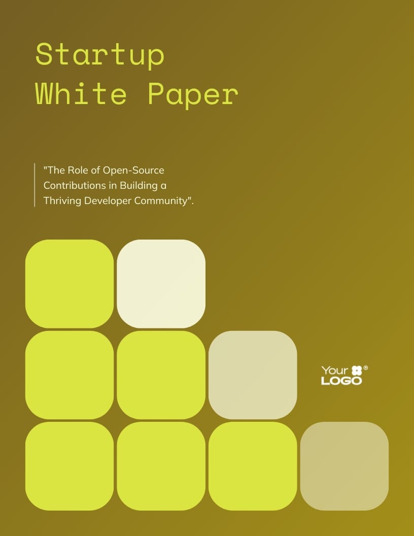 Tech Startup White Paper Template