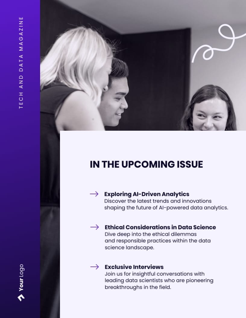 Tech and Data Magazine Template - Slide 10 Tech and Data Magazine Template - Slide 10