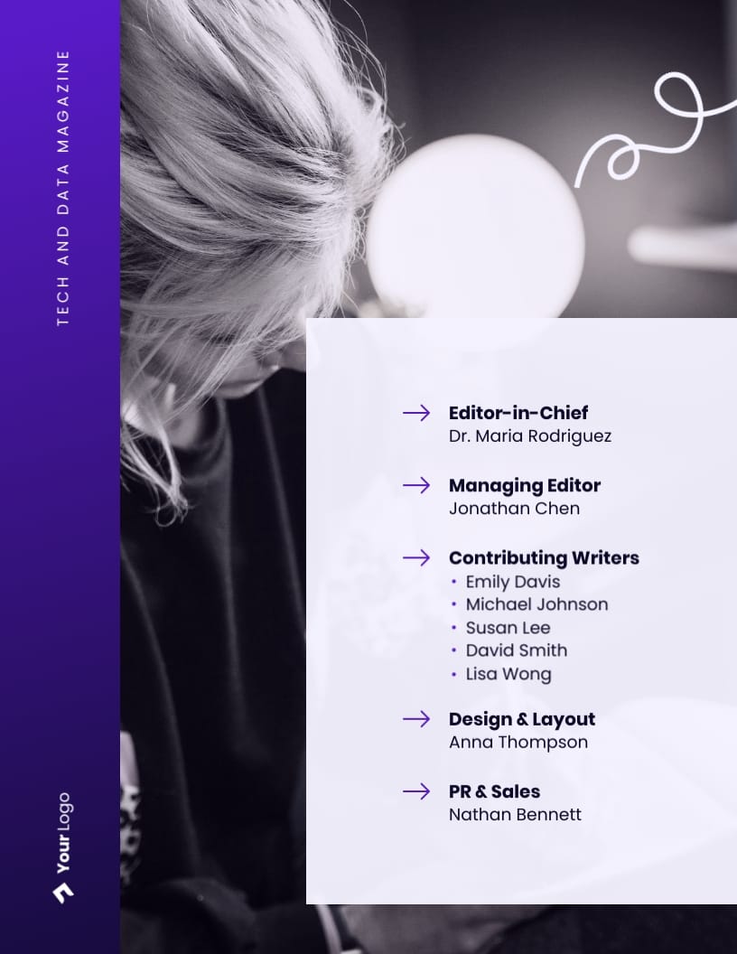 Tech and Data Magazine Template - Slide 2 Tech and Data Magazine Template - Slide 2