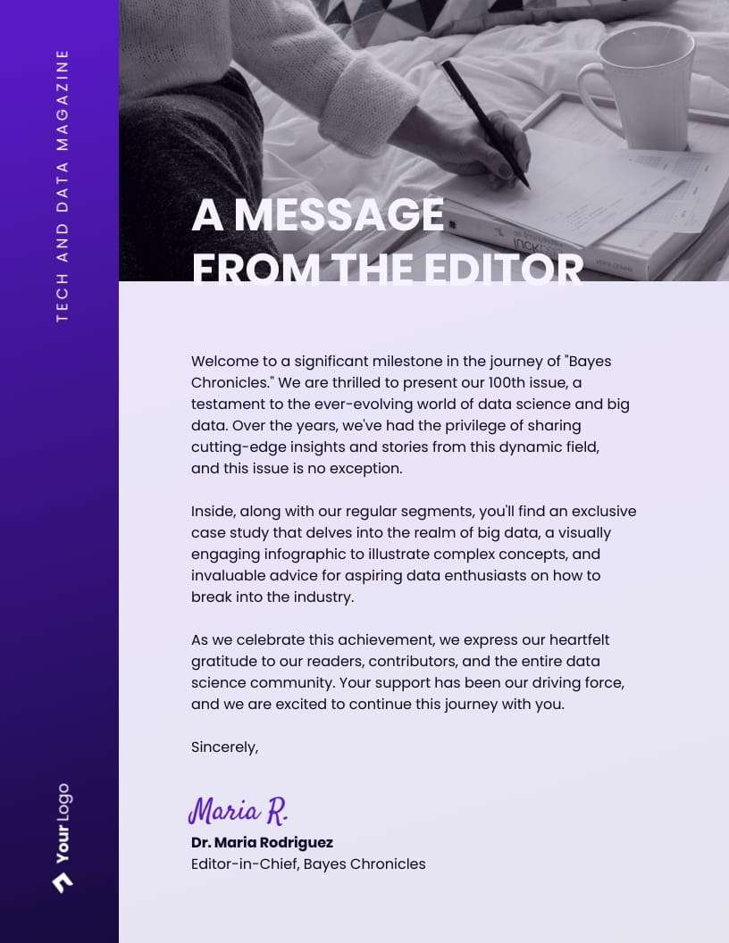 Tech and Data Magazine Template - Slide 4 Tech and Data Magazine Template - Slide 4