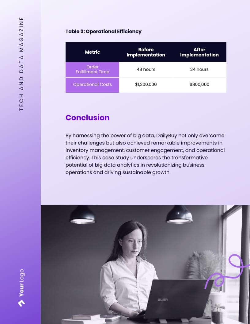 Tech and Data Magazine Template - Slide 7 Tech and Data Magazine Template - Slide 7