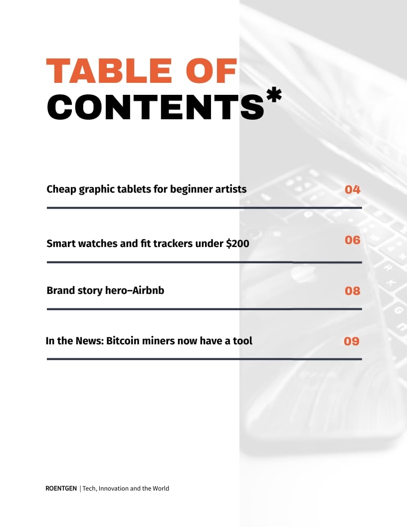Technology Magazine Template - Slide 3 Technology Magazine Template - Slide 3