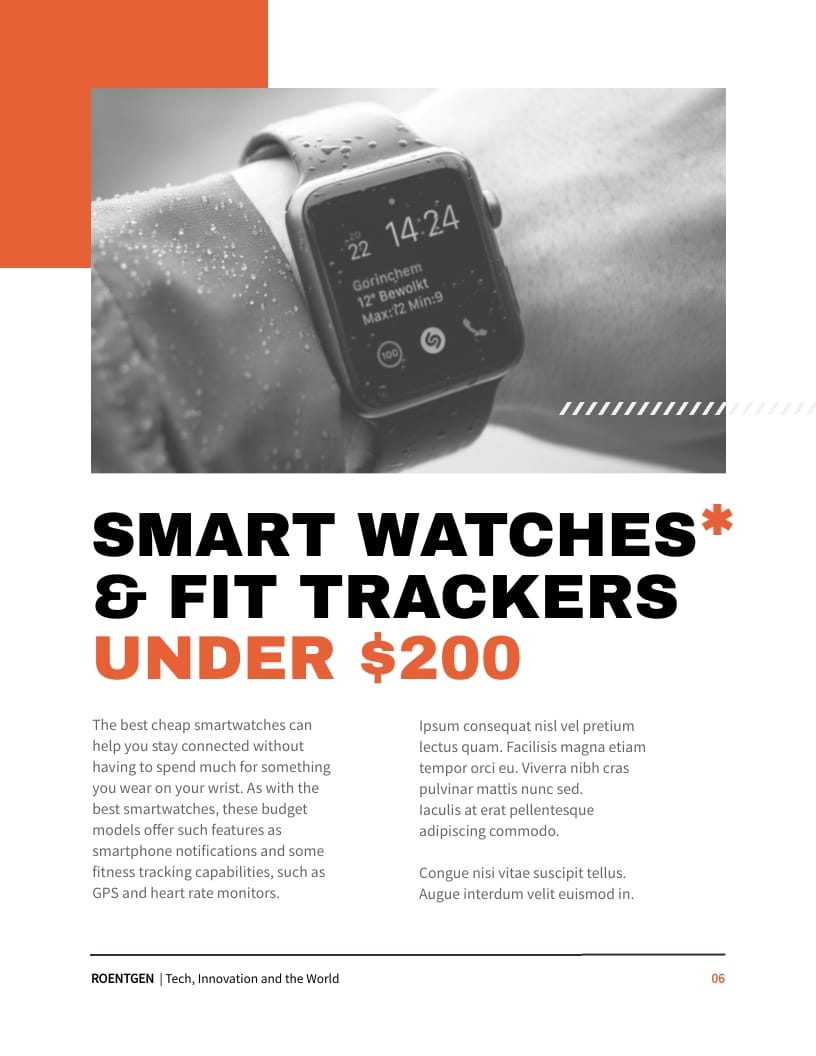 Technology Magazine Template - Slide 6 Technology Magazine Template - Slide 6