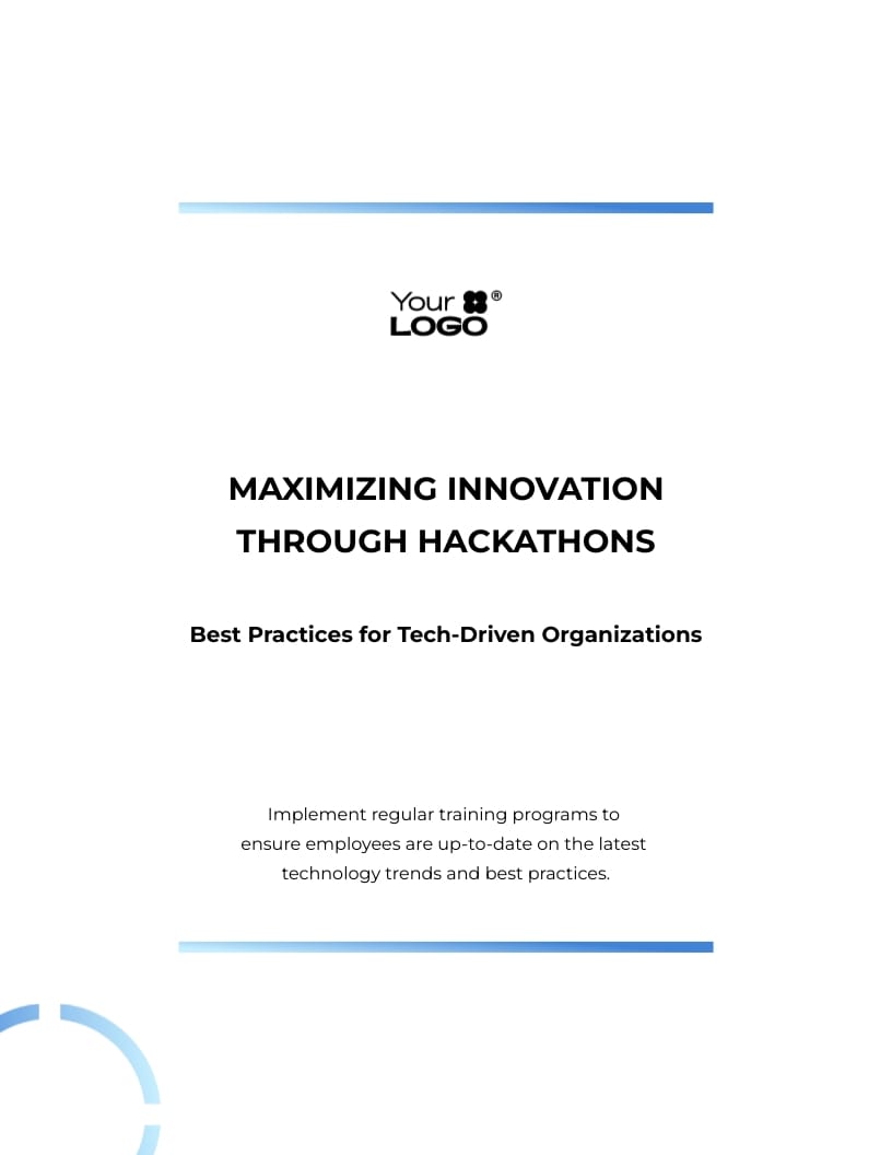 Technology White Paper Template - Slide 2 Technology White Paper Template - Slide 2