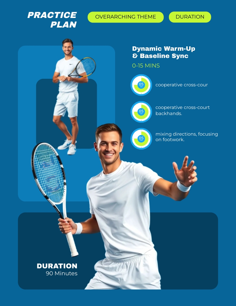 Tennis Practice Plan Template | Visme