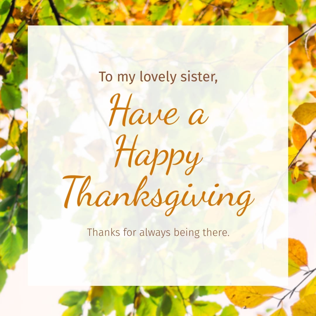 Thanksgiving Day Instagram Post Template