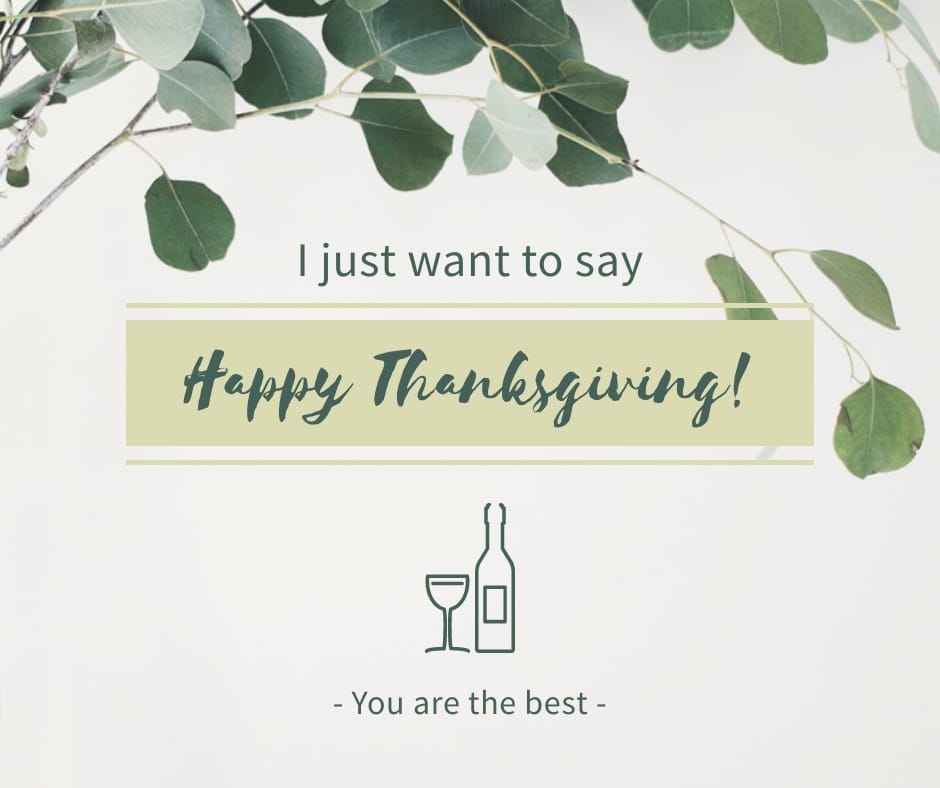 Thanksgiving You are the Best Facebook Post Template