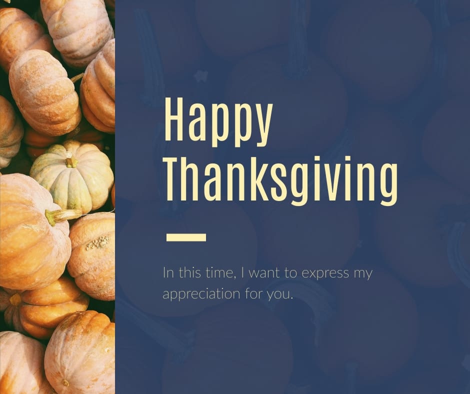 Thanksgiving for Colleagues Facebook Post Template