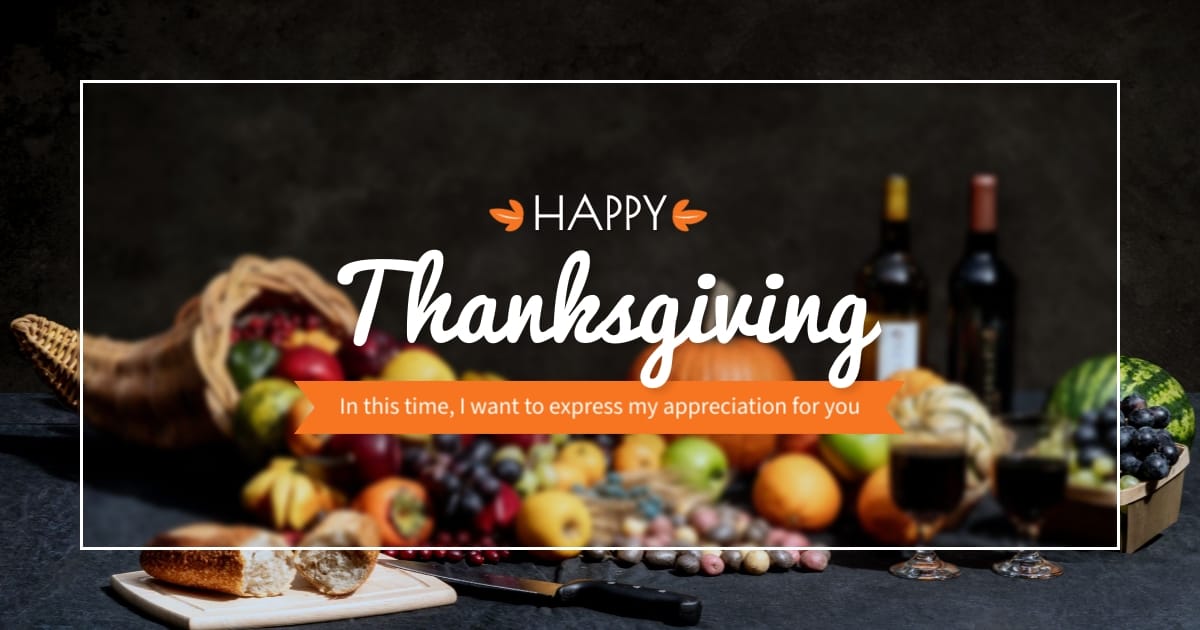 Thanksgiving for Coworkers Facebook Post Template