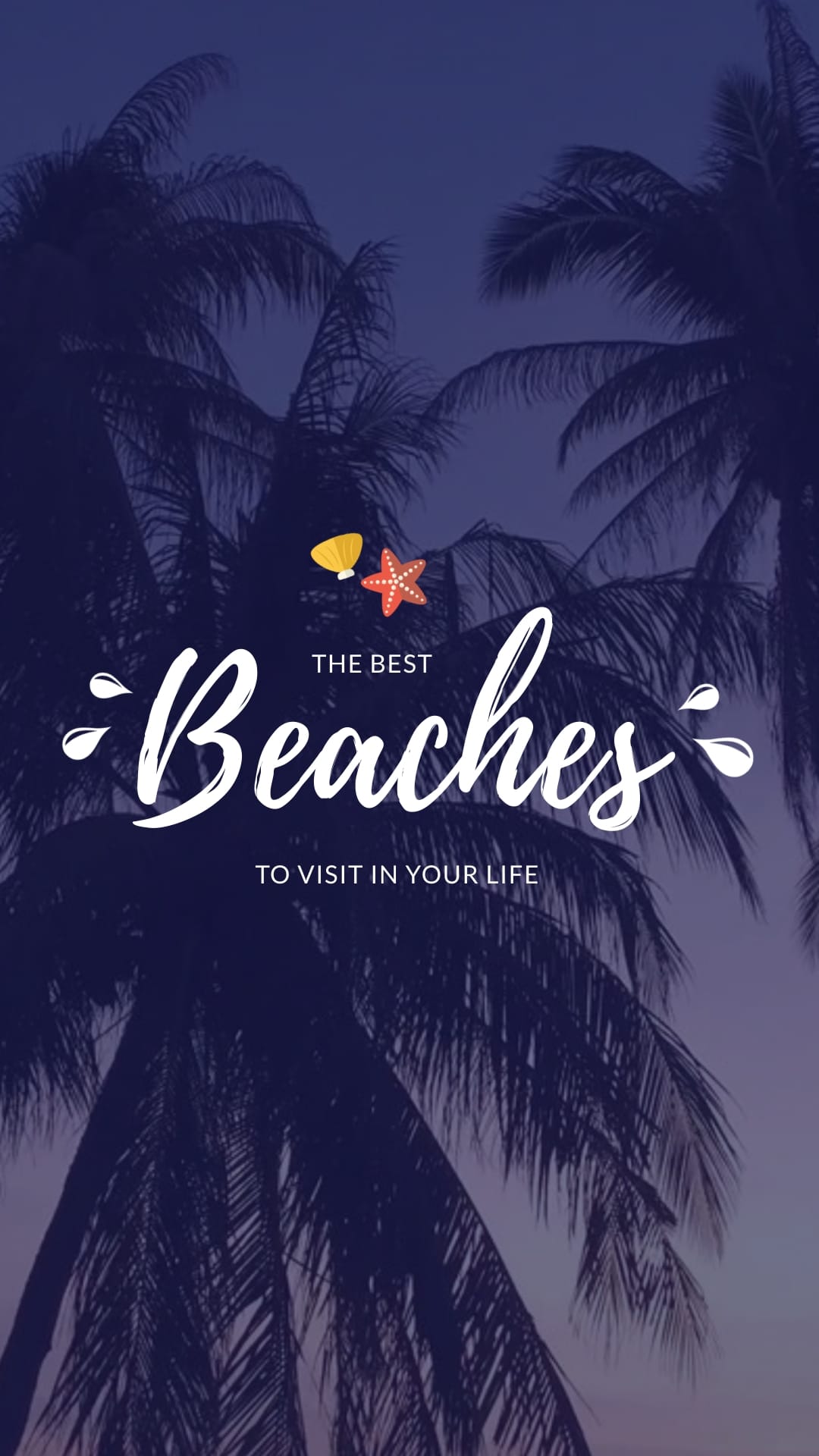 The Best Beaches To Visit Intro Vertical Template