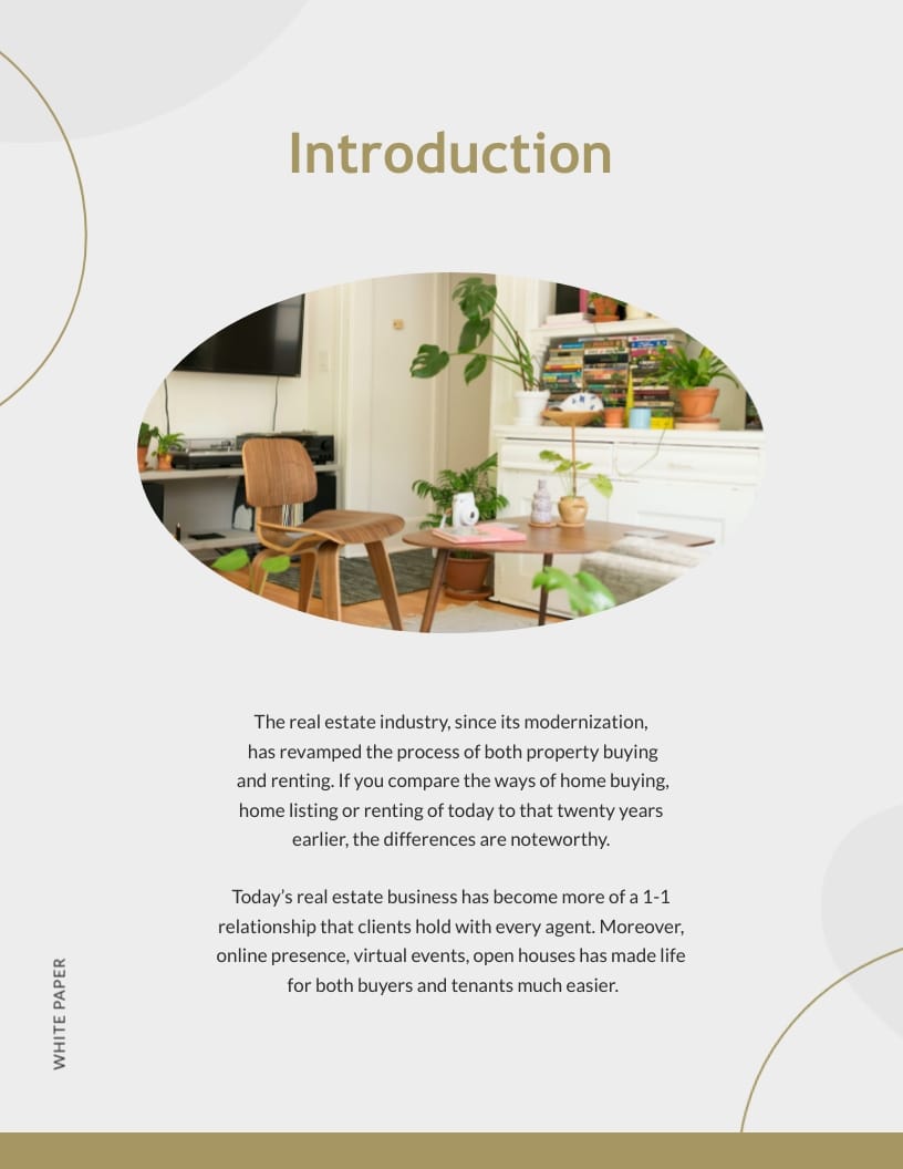 The Future of Real Estate White Paper Template - Slide 3 The Future of Real Estate White Paper Template - Slide 3