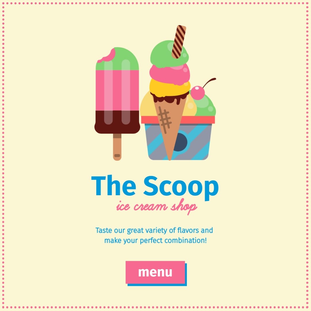 The Scoop - Instagram Post Template