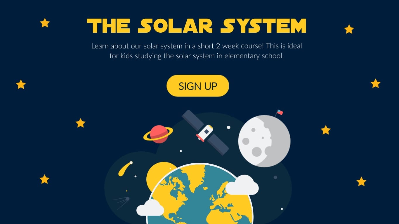 The Solar System Wide Template