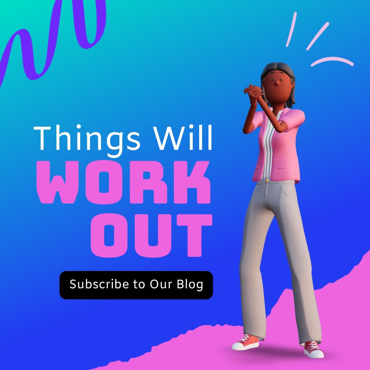 Things Work Out LinkedIn Post Template