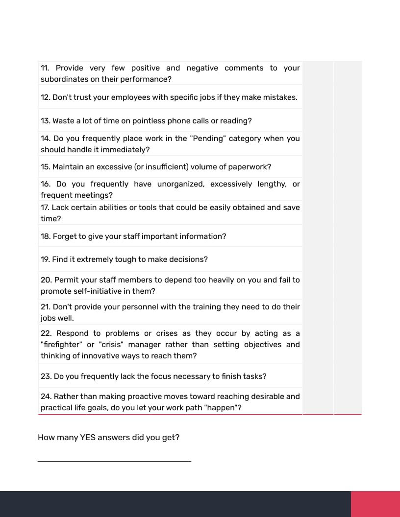 Time Management Workbook Template - Slide 13 Time Management Workbook Template - Slide 13