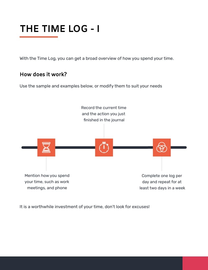 Time Management Workbook Template - Slide 4 Time Management Workbook Template - Slide 4