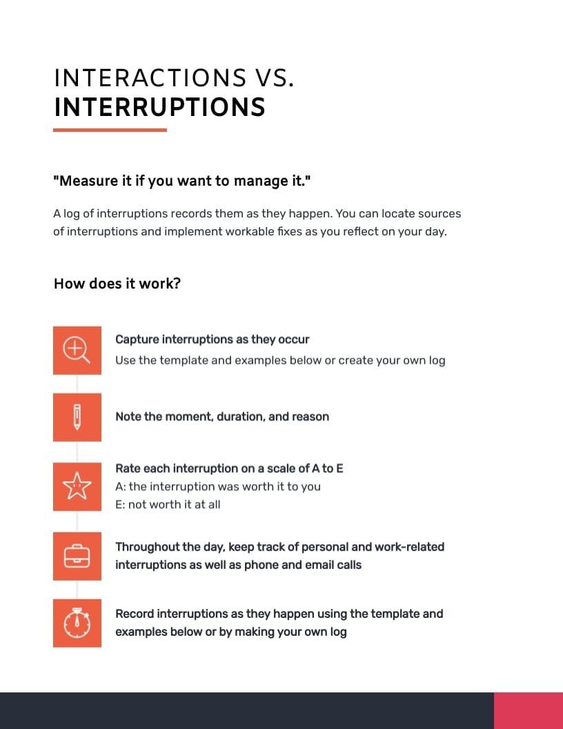 Time Management Workbook Template - Slide 8 Time Management Workbook Template - Slide 8