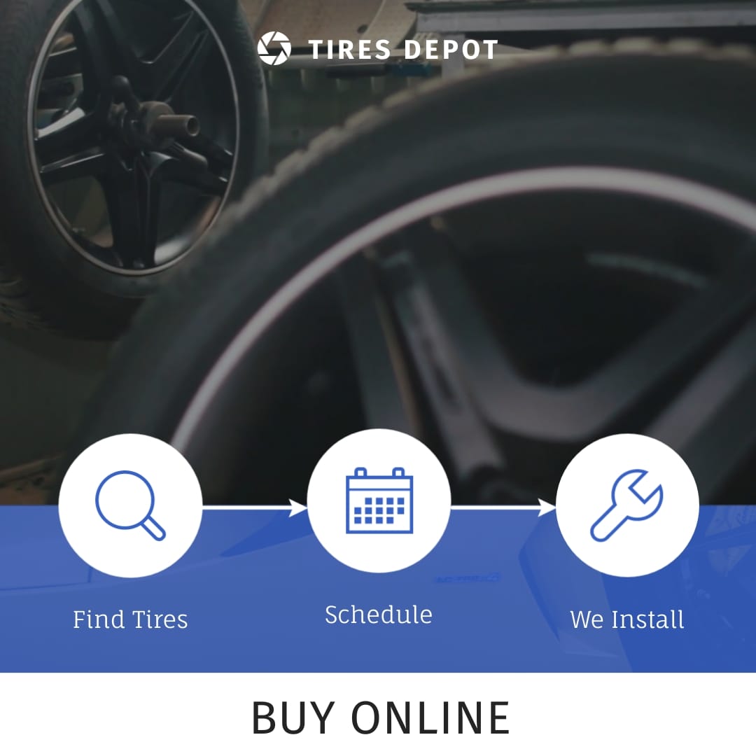 Tires Bite-Sized Ad Square Template