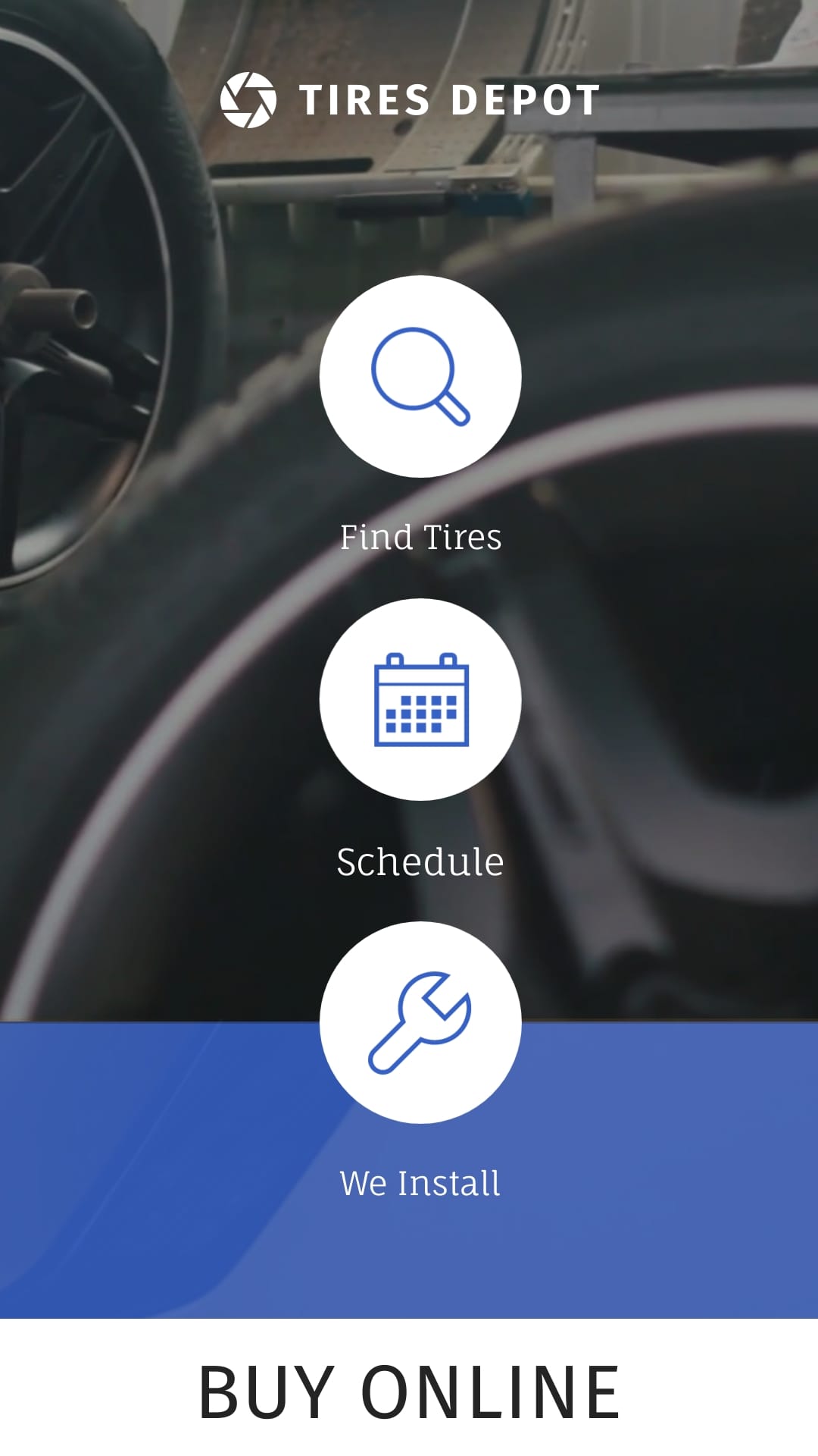 Tires Bite-Sized Ad Vertical Template