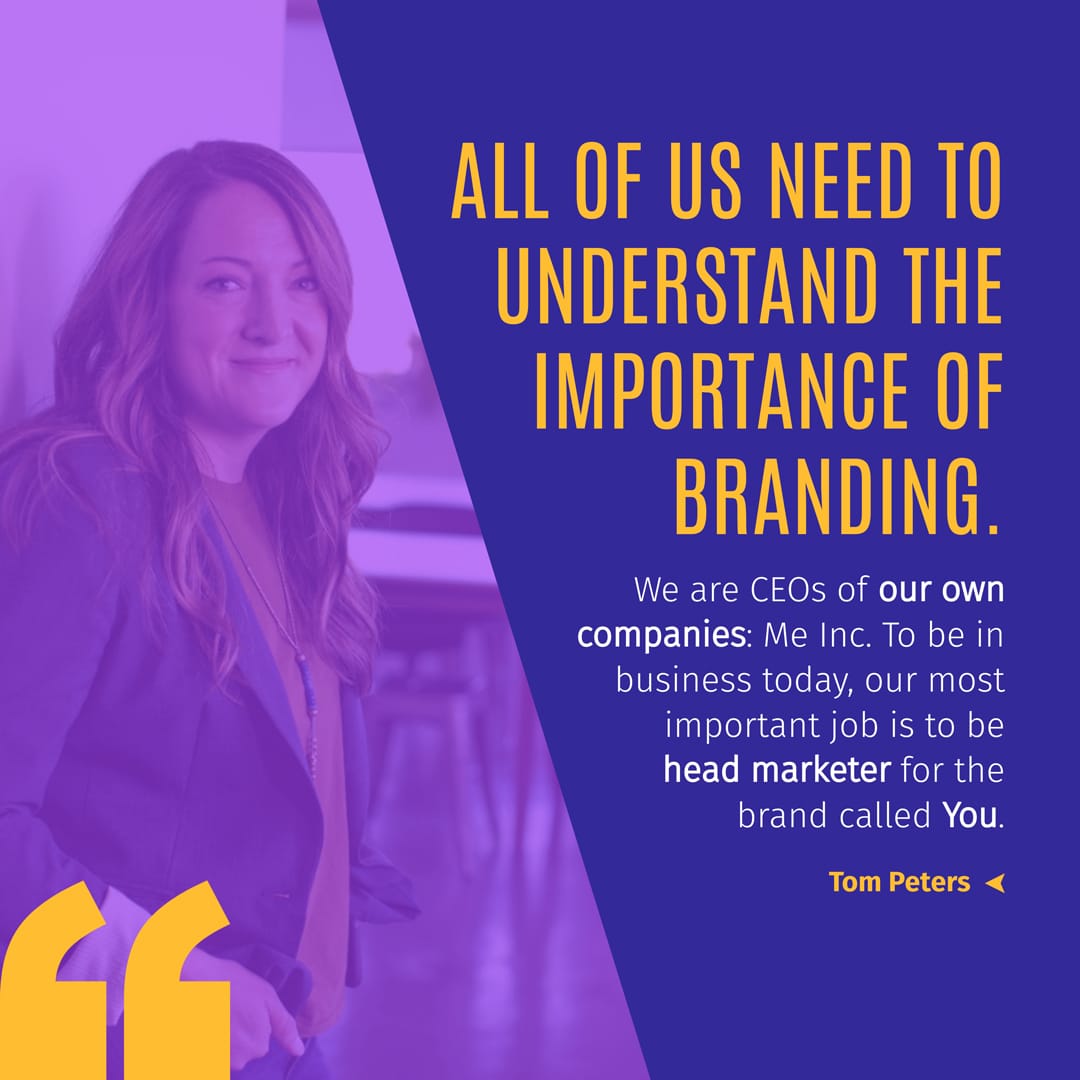Tom Peters Quote Instagram Post Template
