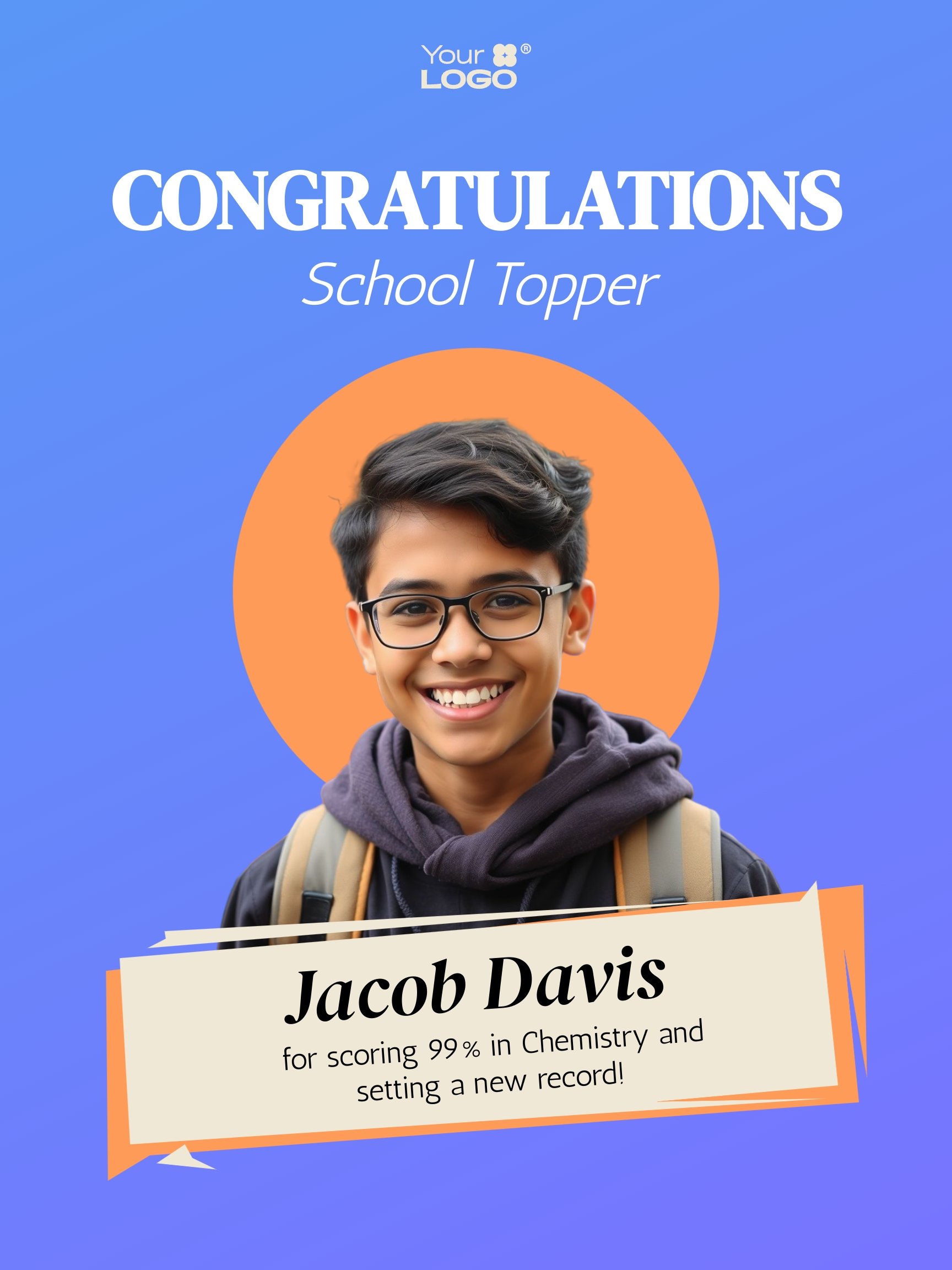 Topper Poster Template
