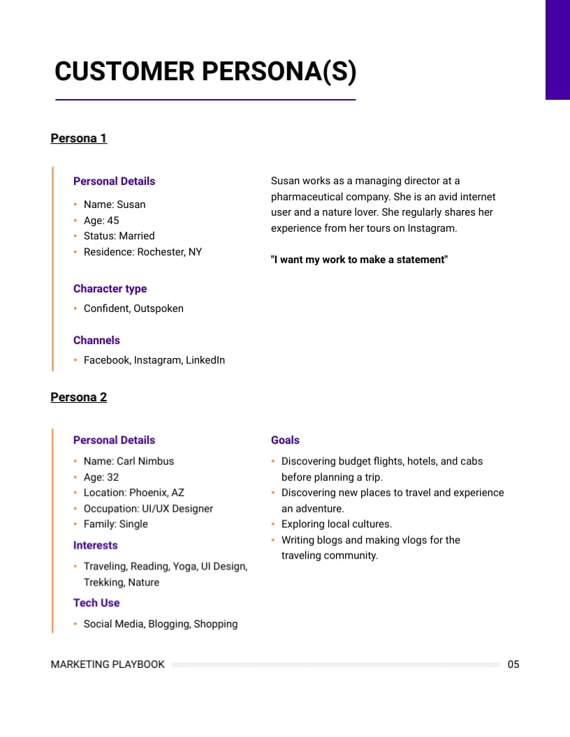 Tourism Marketing Playbook Template | Visme
