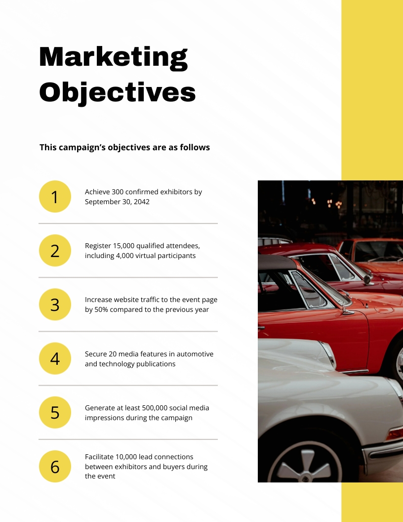 Trade Show Event Marketing Plan Template - Slide 4 Trade Show Event Marketing Plan Template - Slide 4