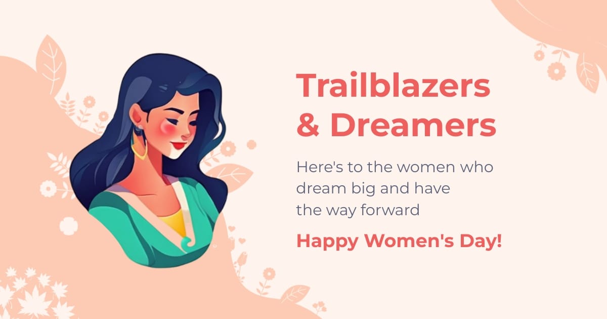 Trailblazers Women’s Day Facebook Post Template