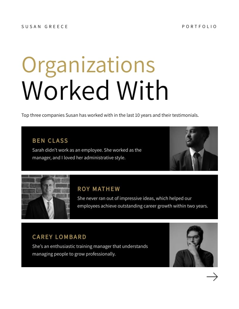 Training Portfolio Template - Slide 3 Training Portfolio Template - Slide 3