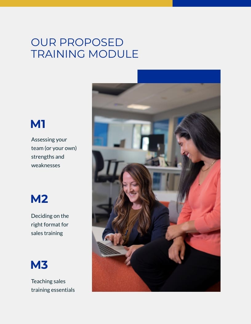Training Proposal Template | Visme