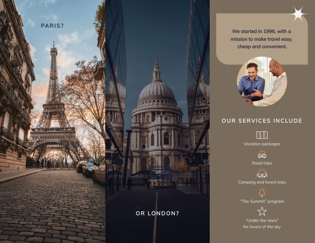 Travel Agency Brochure Template - Slide 2 Travel Agency Brochure Template - Slide 2