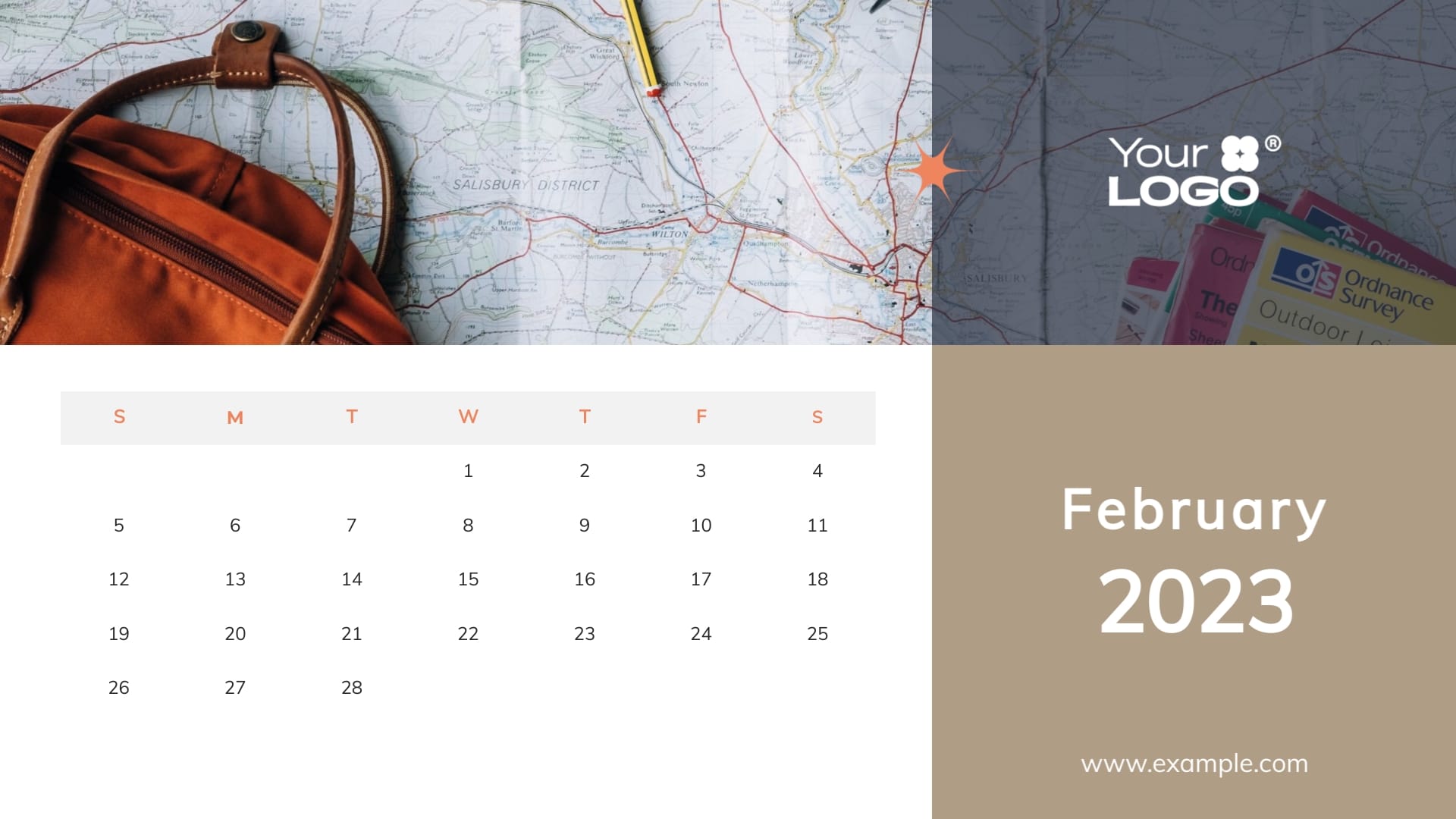 Travel Agency Calendar Template - Slide 2 Travel Agency Calendar Template - Slide 2