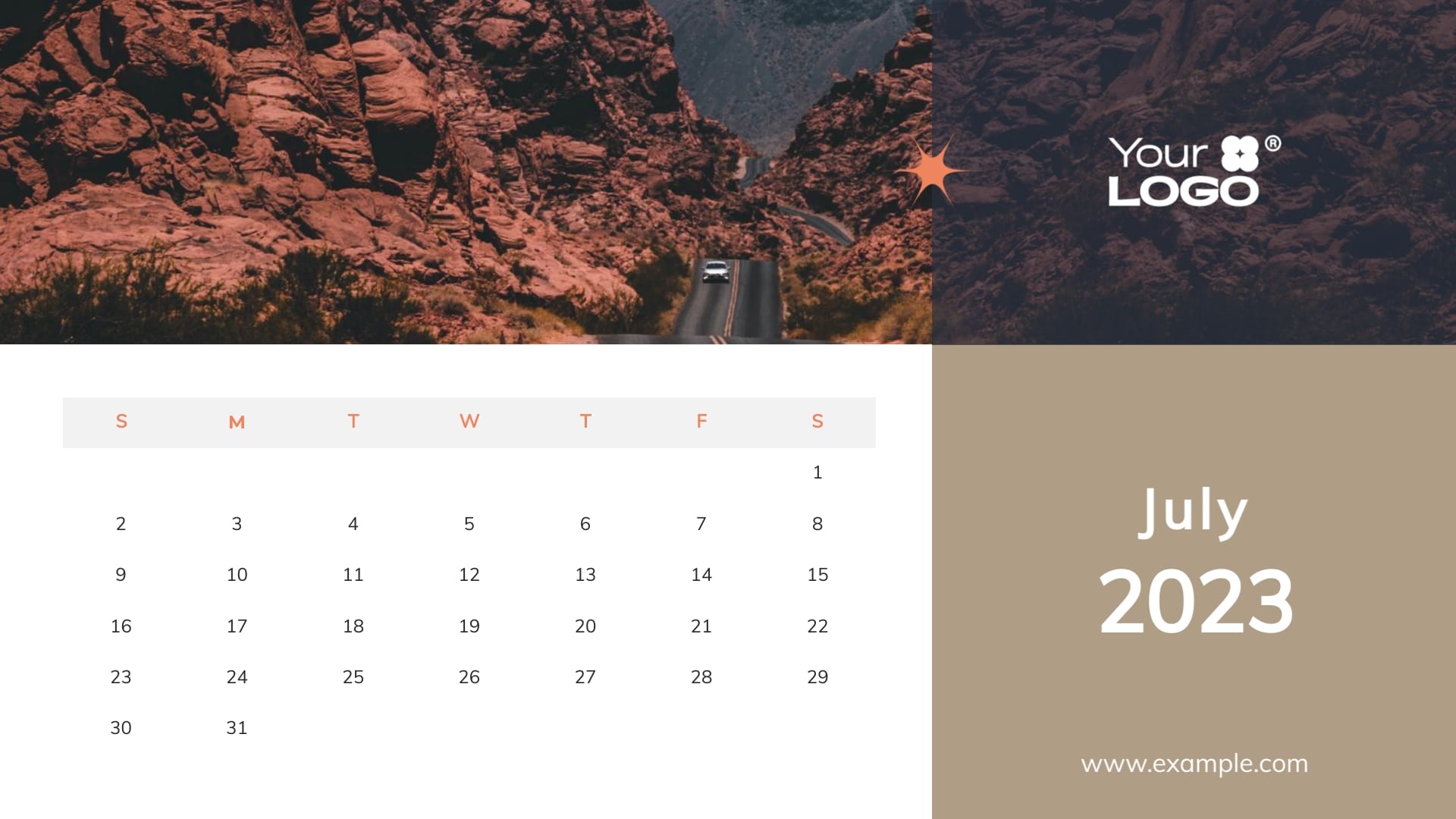 Travel Agency Calendar Template - Slide 7 Travel Agency Calendar Template - Slide 7