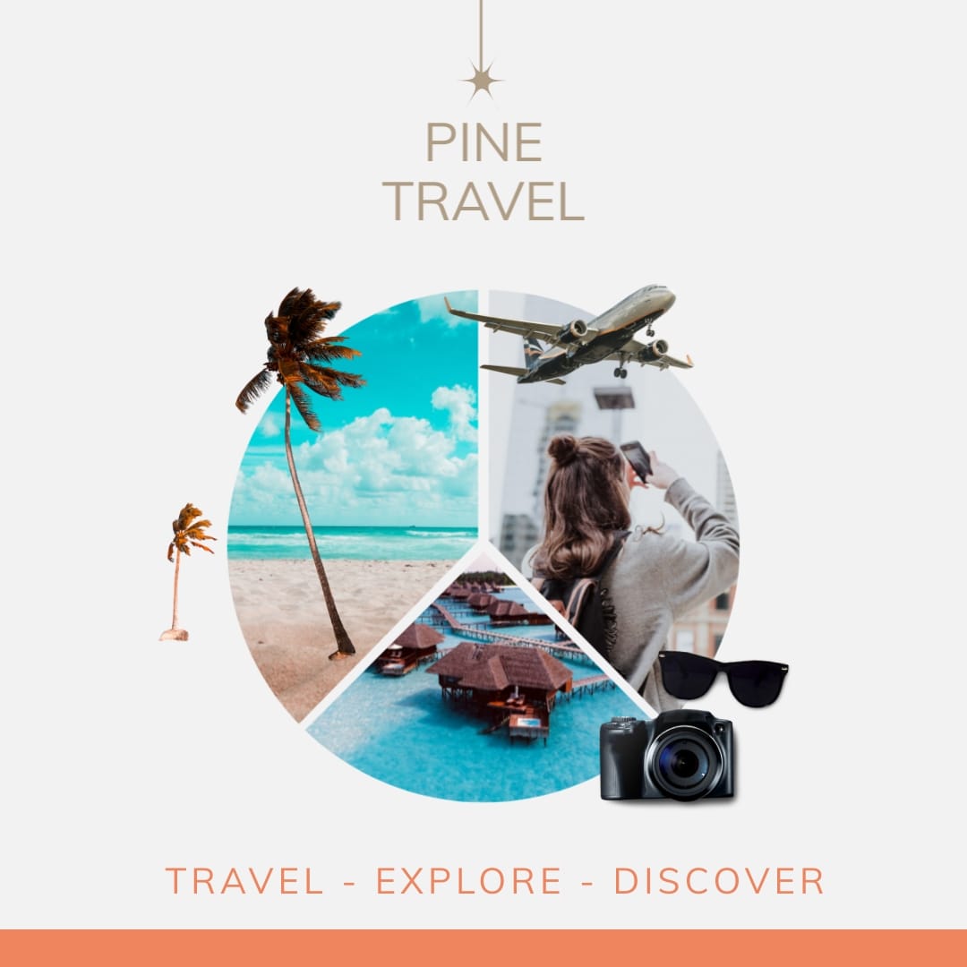 Travel Agency Collage Template
