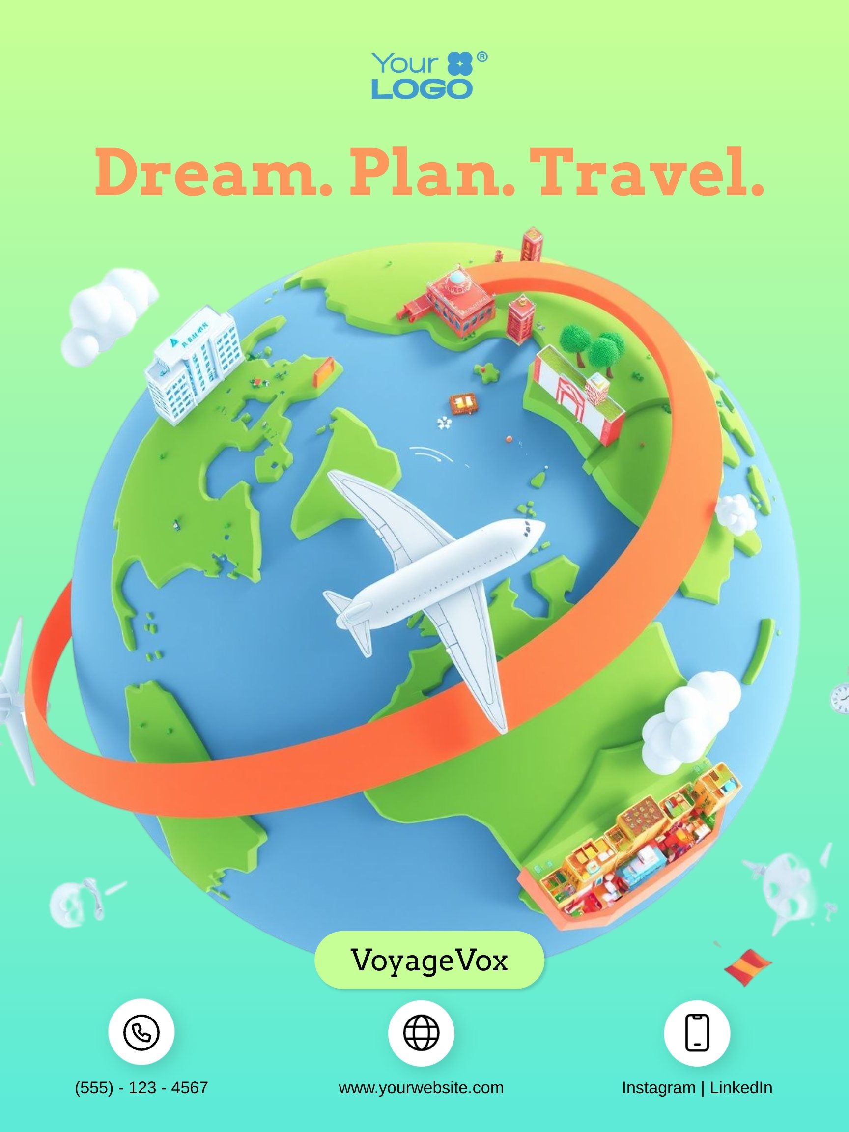 Travel Agency Poster Template