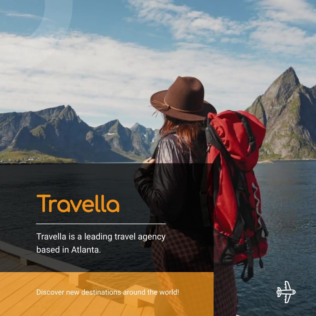 Travel Agency Recruitment Video Square Template