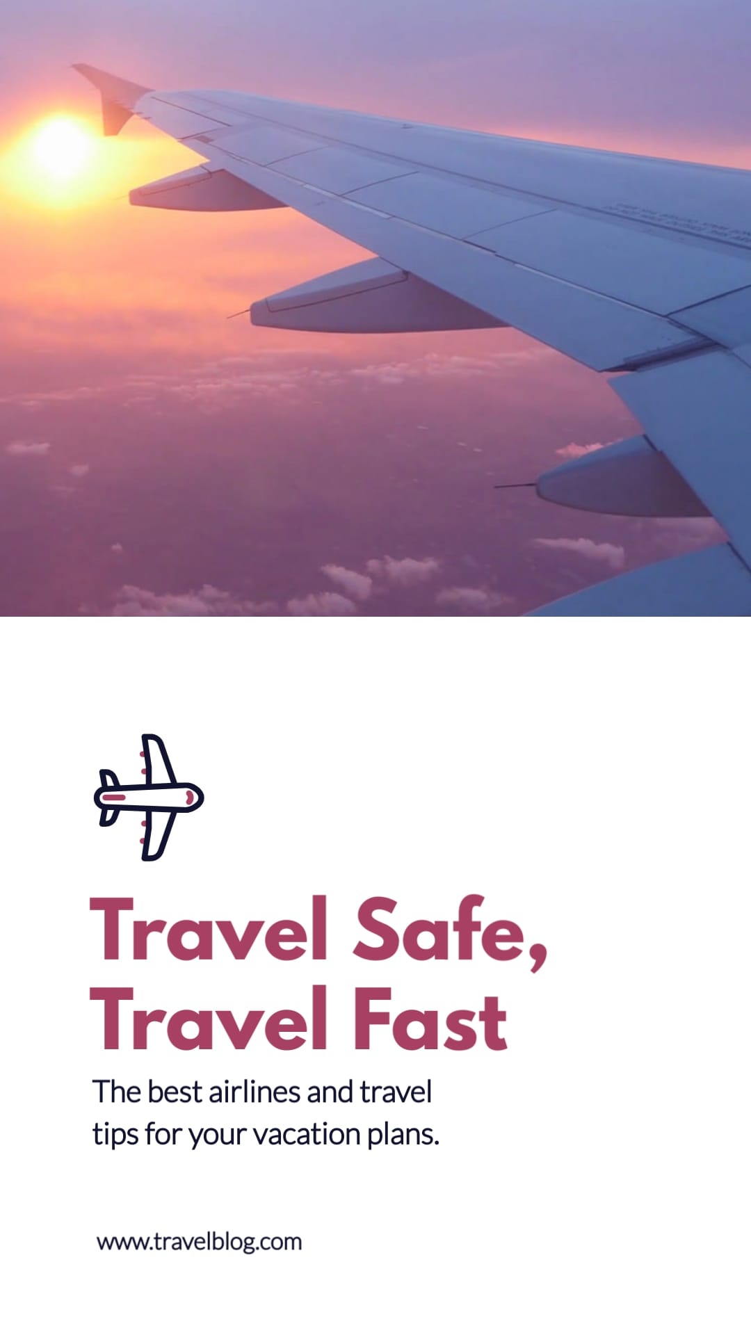 Travel Blog Intro Vertical Template