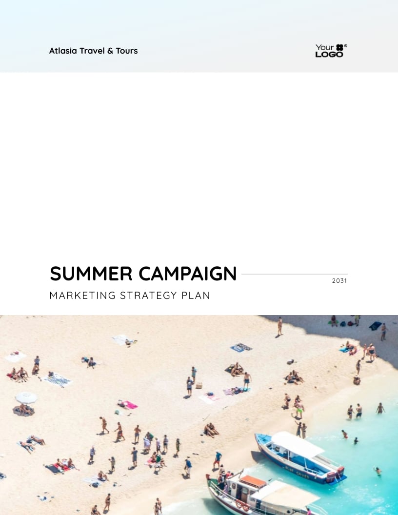 Travel Company Marketing Strategy Template