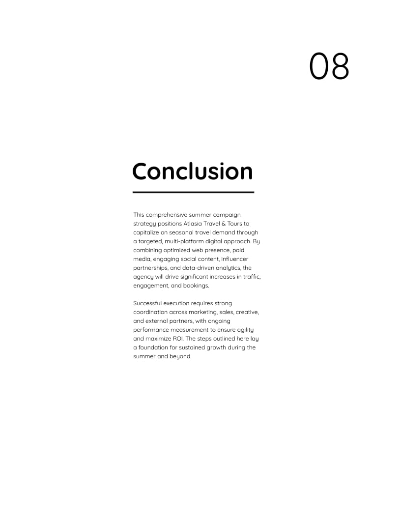 Travel Company Marketing Strategy Template - Slide 10 Travel Company Marketing Strategy Template - Slide 10