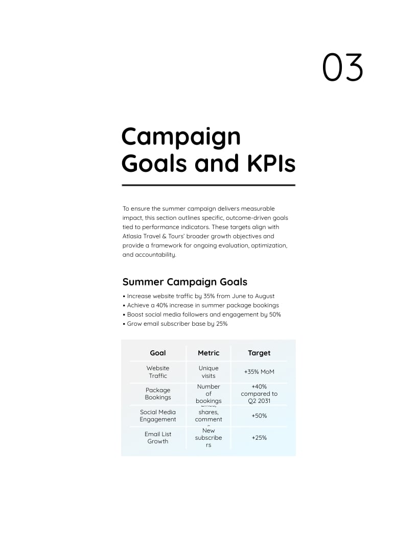 Travel Company Marketing Strategy Template - Slide 5 Travel Company Marketing Strategy Template - Slide 5