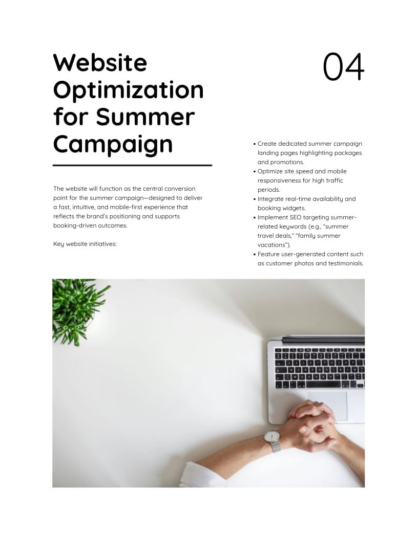 Travel Company Marketing Strategy Template - Slide 6 Travel Company Marketing Strategy Template - Slide 6