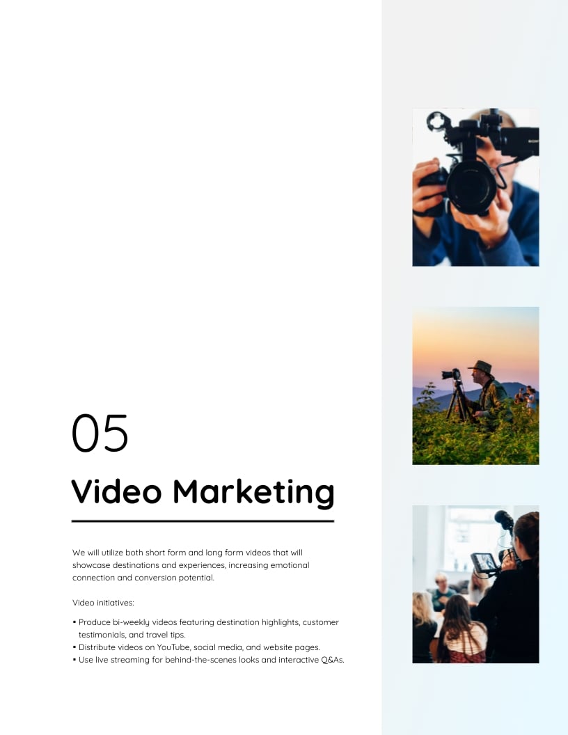 Travel Company Marketing Strategy Template - Slide 7 Travel Company Marketing Strategy Template - Slide 7