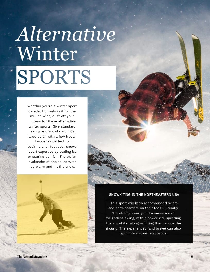 Travel Magazine Template - Slide 5 Travel Magazine Template - Slide 5