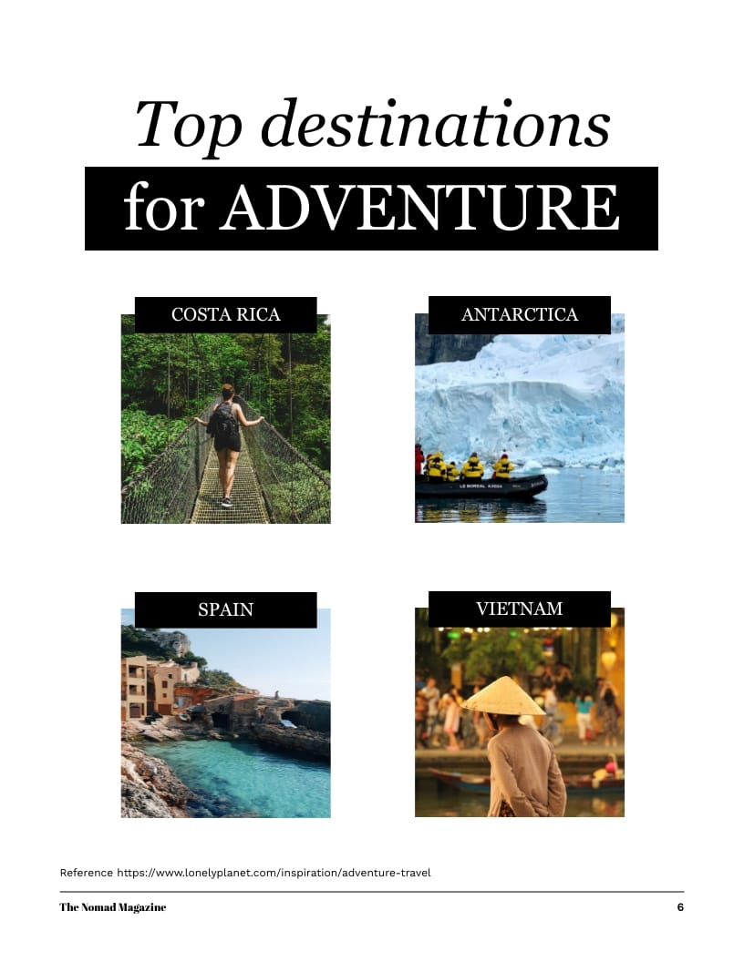 Travel Magazine Template - Slide 6 Travel Magazine Template - Slide 6