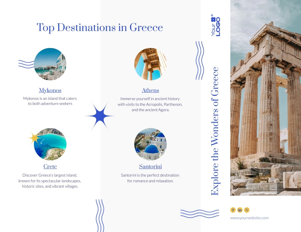 Travel Z-Fold Brochure Template