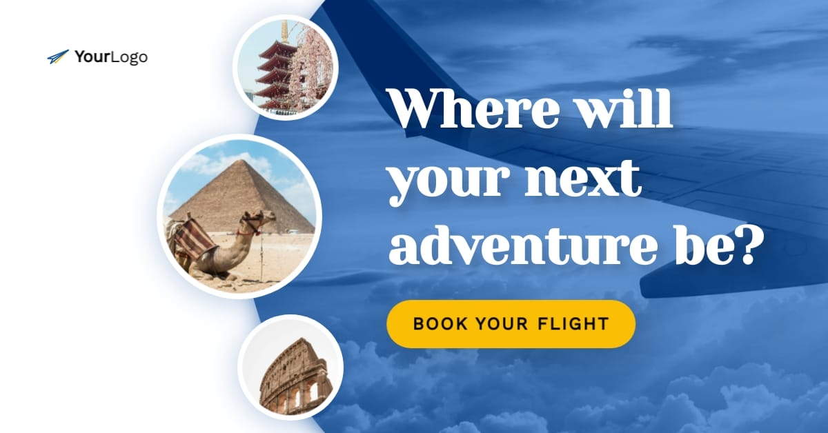 Traveling Facebook Ad Template