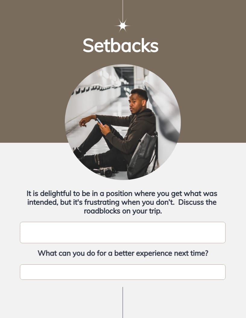 Traveling Workbook Template - Slide 13 Traveling Workbook Template - Slide 13