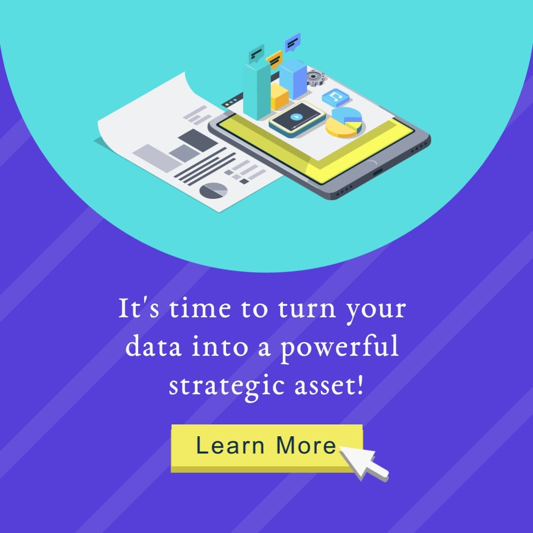 Turn Data into a Powerful Strategic Asset Square Template
